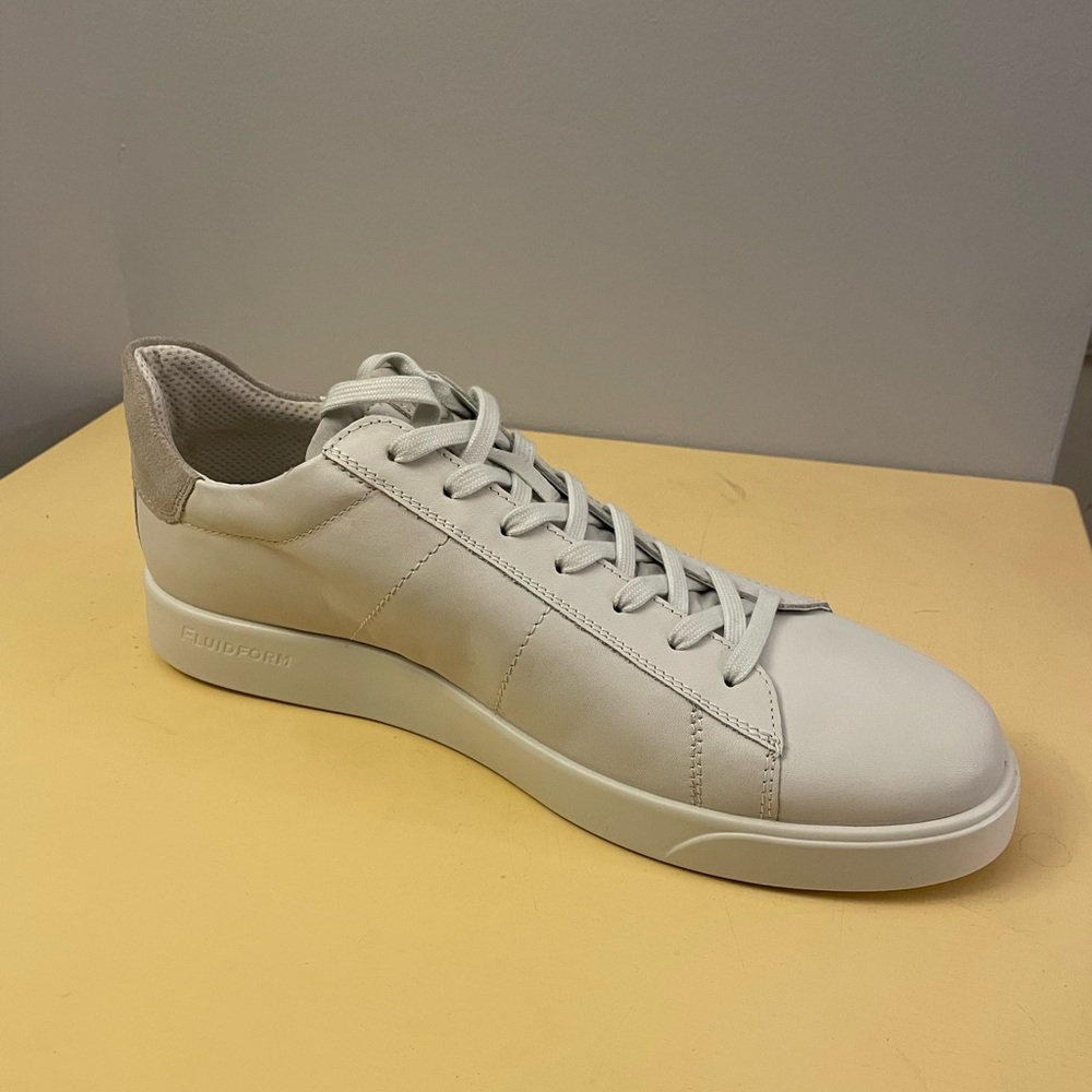 Ecco Street Lite Sneaker in White Leather